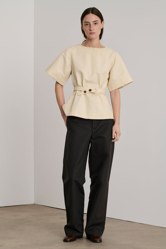 Top Emmie - Blanc Cassé - Coton - Femme