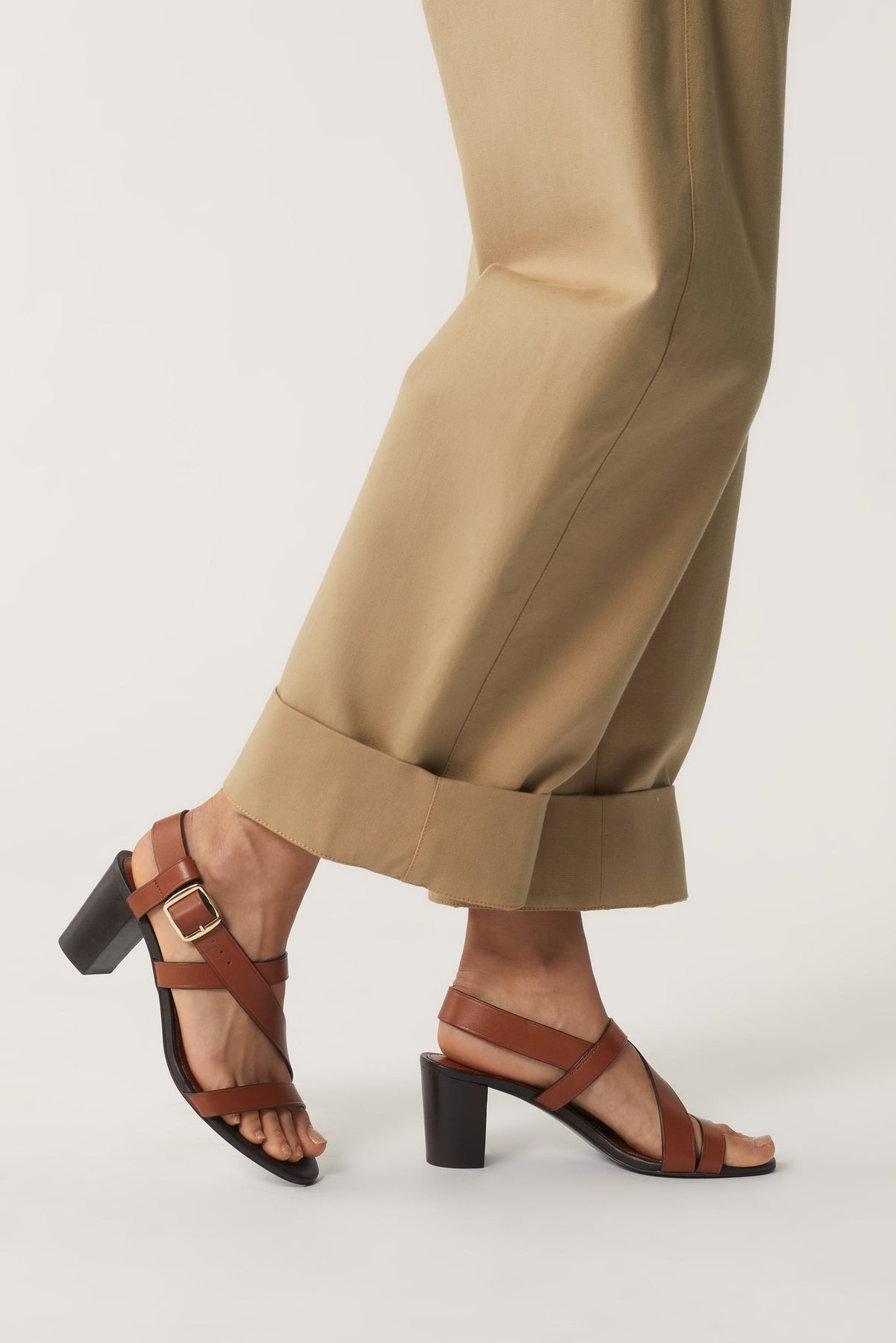 SANDALES PAOLA MARRON vue 10