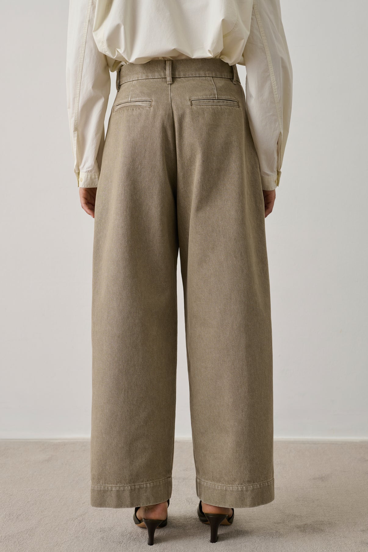 Pantalon Devy - Beige - Coton - Femme vue 2