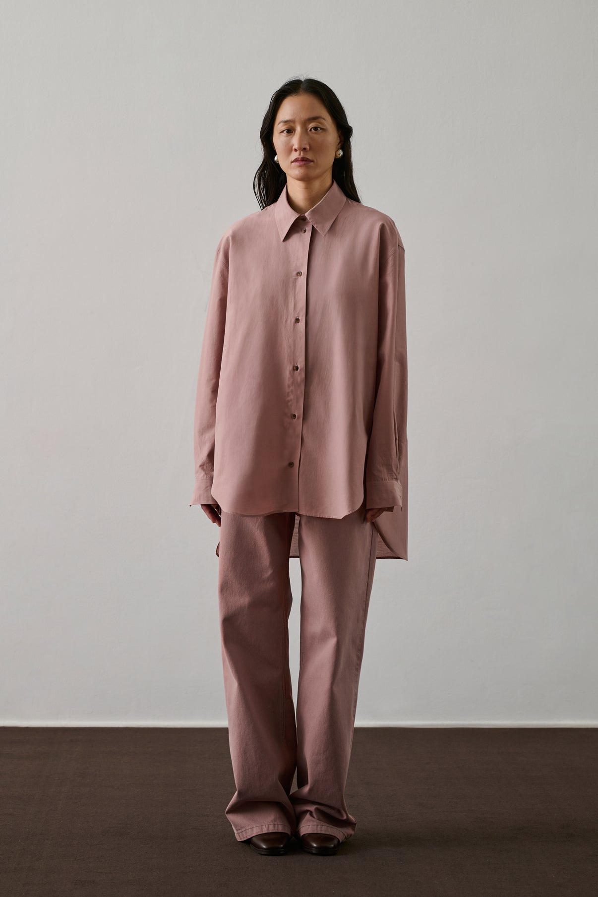 Jean Calvin - Rose Blush - Coton - Femme vue 1