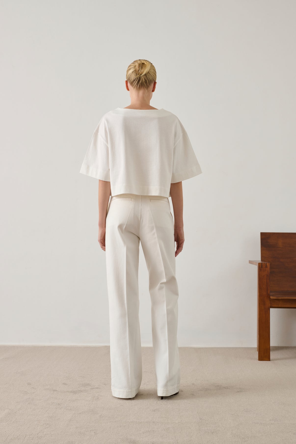 Tee-Shirt Davina - Blanc Cassé - Coton - Femme vue 2