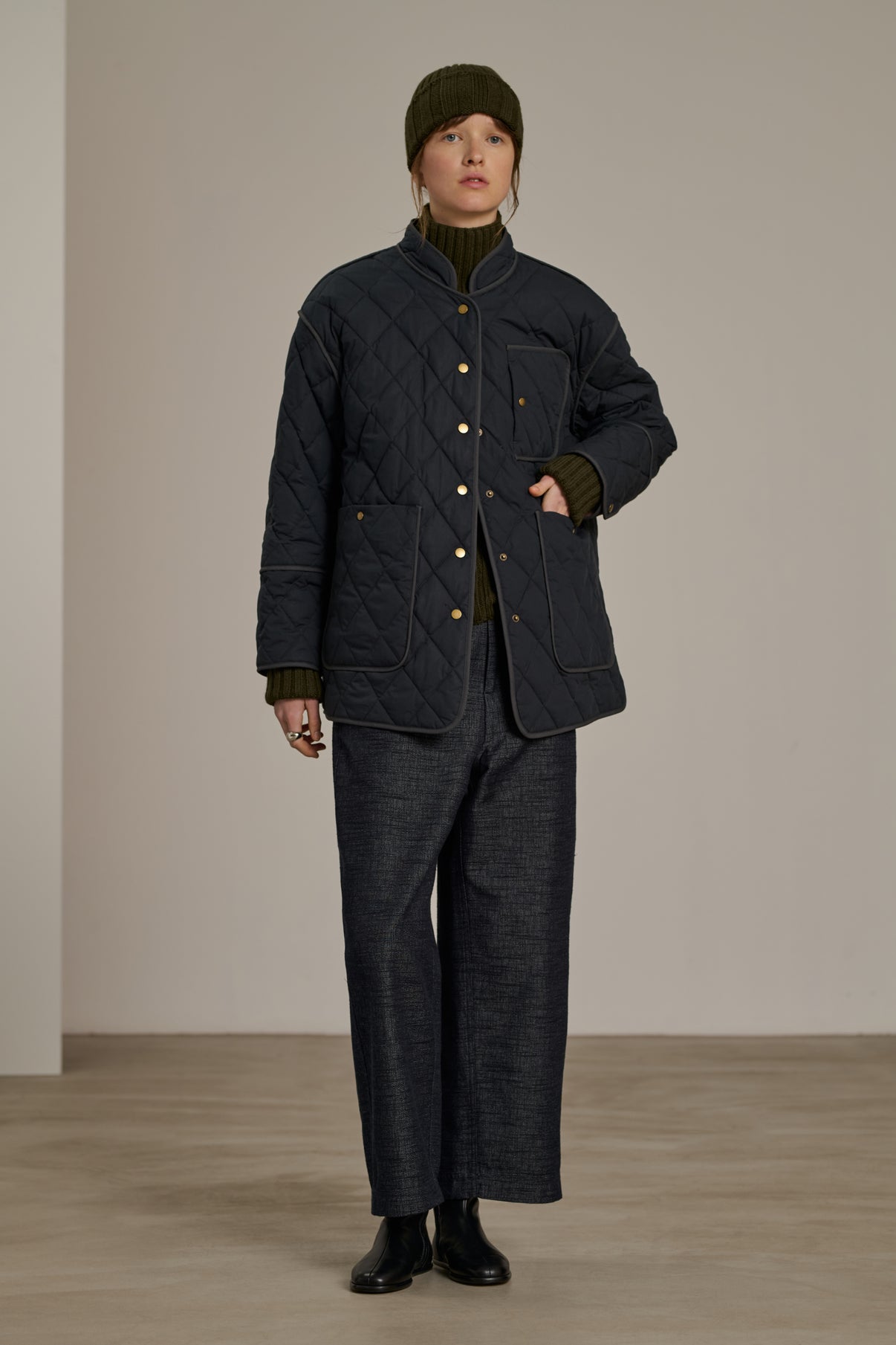 MANTEAU BELFAST  GRIS vue 3