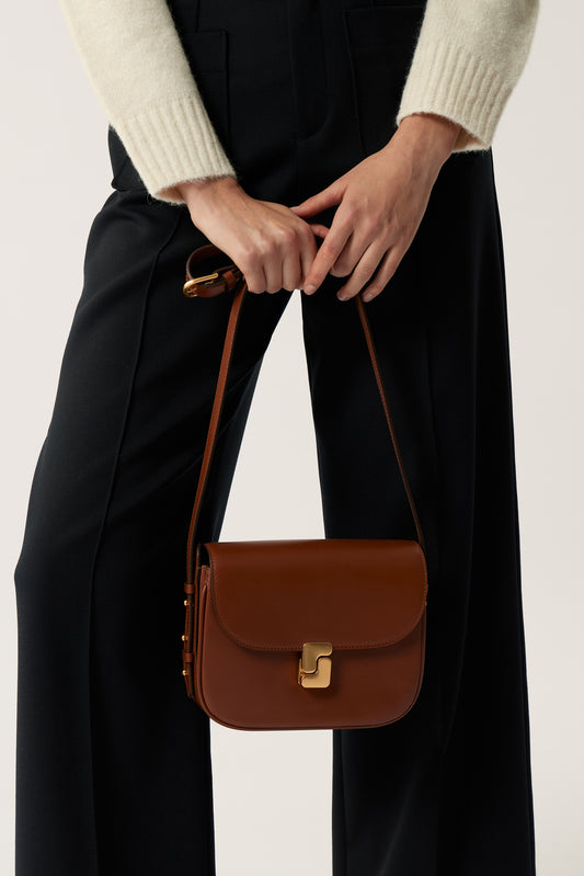 Sac Bellissima Mini - Noisette - Cuir - Femme