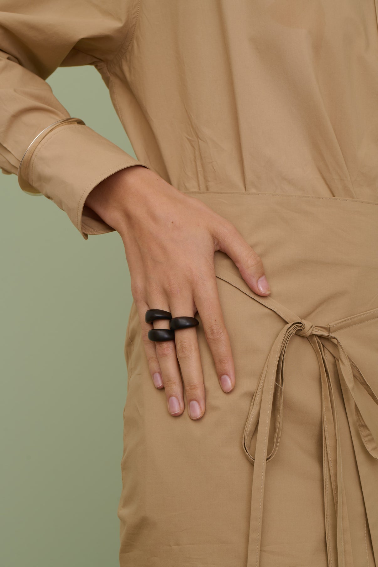 Bague Zea - Marron Foncé - Femme vue 3